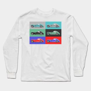 Vintage Automobile Illustration Long Sleeve T-Shirt